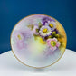 Hand-Painted Floral Porcelain Plate and Bowl Set, Japanese A.C.F.