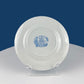 Collection of Fine English Blue White Tableware. 3 Plates & 2 Berry Bowls. Lochs of Scotland. Huddington Court. Tonquin by Mott. Rustic Home