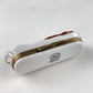 Sweet Bread Collectible Porcelain Limoges Box. Miniature Hand Painted Pill, Trinket or Ring Box. Knife Closure. Gift for Mom, Grandma Baker.