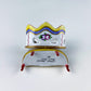 Loveseat Miniature Porcelain Limoges Box. Highly Collectible Pill, Trinket, Ring Box. Gift for Him or Her Couch Potato Partner Couple.
