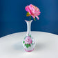 Vintage Lenwile Ardalt Porcelain Flower Vase: Boy with Wine Barrel