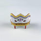 Loveseat Miniature Porcelain Limoges Box. Highly Collectible Pill, Trinket, Ring Box. Gift for Him or Her Couch Potato Partner Couple.