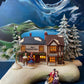 Illuminated Christmas Village T. Puddlewick Spectacle Shop by Dept. 56. Dickens' Village. Seasonal Home Retail Decor. Night Light.