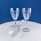 Daisy Motif Wine Goblets. Set of 5 Timeless Glasses. Dining Room Table Decor. Modern Farmhouse. Collectible Glassware. Gift for Him or Her.