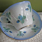 Duchess Fine Bone China Tea Cup and Saucer, Autumn Motif, Made in England