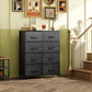 9-Drawer Fabric Dresser Storage Cabinet with Metal Frame