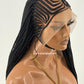 Cornrow Braid Wig "13 by 4 Lace Frontal" Wig Val