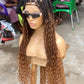Goddess Knotless Braid Wig "Ombre Color" Full Lace (Karisma)