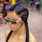 Feed In Braids To The Back - Amalia