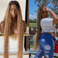 BOHEMIAN KNOTLESS BRAID WIG, FULL LACE, WAIST, VIP LUX COLOR