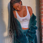 Shade Knotless Braid Wig, Swiss Full Lace, Color 1B, Glueless - Solange