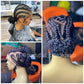Feedin Braid Wig With Heart, Human Hair Full Lace, Black Color, Glueless - Farrah
