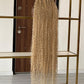Bohemian Knotless Braid Wig, HD Full Lace, Ankle Length, Blonde, Black Root
