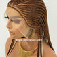 Ready to ship Cornrow Braided wig-Olaoma