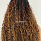 Faux Locs Wig, Full Lace, Color 1B30, Bra strap Length - Ready To Ship