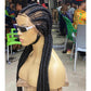 Feed In Braids To The Back - Amalia