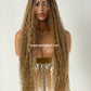 BOHEMIAN KNOTLESS BRAID WIG, FULL LACE, WAIST, VIP LUX COLOR
