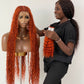 Bohemian Knotless - TARA COPPER RED (100% Human Hair)