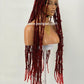 Distress Locs Wig (100% Human Hair Lace Base) Ready To Ship - Rosemary