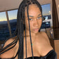 Shade Knotless Braid Wig, Full Lace, Color 1, Glueless, Scalp-Looking (Erica)