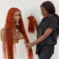 Bohemian Knotless - TARA COPPER RED (100% Human Hair)
