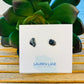 Kara Wire Wrapped Natural Stone Stud Earrings
