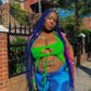 Shade knotless (PREMIUM BLUE) cost extra $50 for calf length