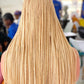 Shade Knotless In Premium Blond, Human Hair Swiss Full Lace, Tailbone, Glueless