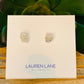 Kara Wire Wrapped Natural Stone Stud Earrings