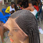Cornrow Braid Wig - Full Lace Side Part - Candy
