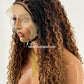 Faux Locs Wig, Full Lace, Color 1B30, Bra strap Length - Ready To Ship