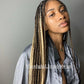 Knotless Braid Wig (Full Lace Custom Color) Glueless, Scalp-Looking