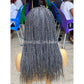 Cornrow Braid Wig - 13x4 Lace Frontal - Olamide