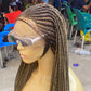 Cornrow Braid Wig - 13x6 Deep Frontal - Bonnie