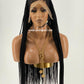 Cornrow Braid Wig "13 by 4 Lace Frontal" Wig Val