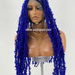 Distressed Butterfly Faux Locs Wig - Tessy
