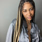 Knotless Braid Wig (Full Lace Custom Color) Glueless, Scalp-Looking