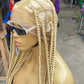 Knotless Braid Wig - Large Plaits  Bright Blonde - Taylor