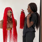 Bohemian Knotless - TARA RED (100% Human Hair)