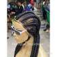 Feed In Braids To The Back - Amalia