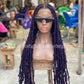 Destress Locs - Full Lace Purple Color - Makeba