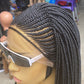 Cornrow Braid Wig "13x4 Lace Frontal" - Bemi