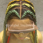 Pop Smoke Wig "Swiss Full Lace" Mixed Colors