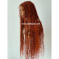Bohemian Knotless - TARA COPPER RED (100% Human Hair)