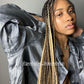 Knotless Braid Wig (Full Lace Custom Color) Glueless, Scalp-Looking