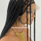 Shade Knotless Braid Wig, Swiss Full Lace, Color 1B (Ready To Ship)