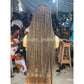 Knotless Braid Wig (Full Lace Custom Color) Glueless, Scalp-Looking