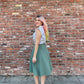 Charlotte Skirt in Sage - Plus Sizes only