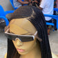 Cornrow Braid Wig (13x4 Lace Frontal) - C cut