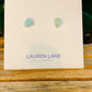 Kara Wire Wrapped Natural Stone Stud Earrings